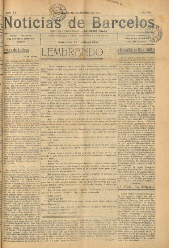 Notícias de Barcelos