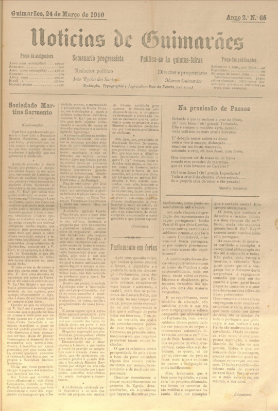 Notícias de Guimarães