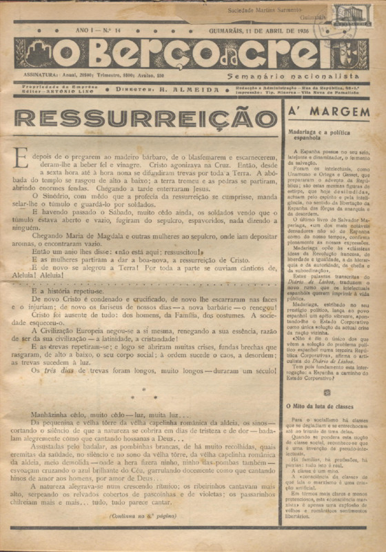 Berço da Grei (O)