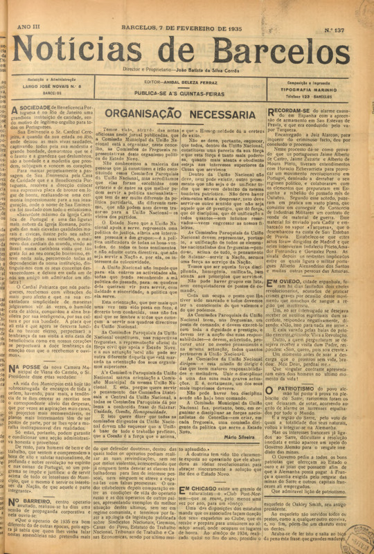 Notícias de Barcelos
