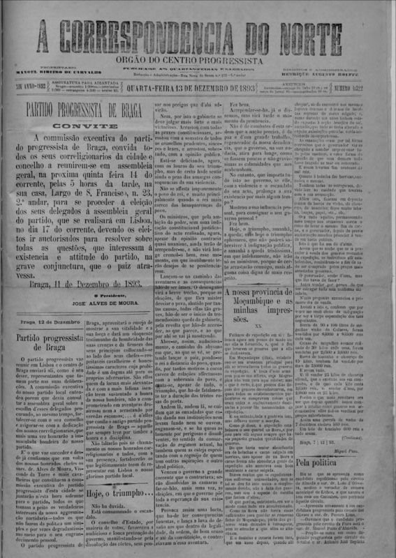 Correspndência do Norte (A)