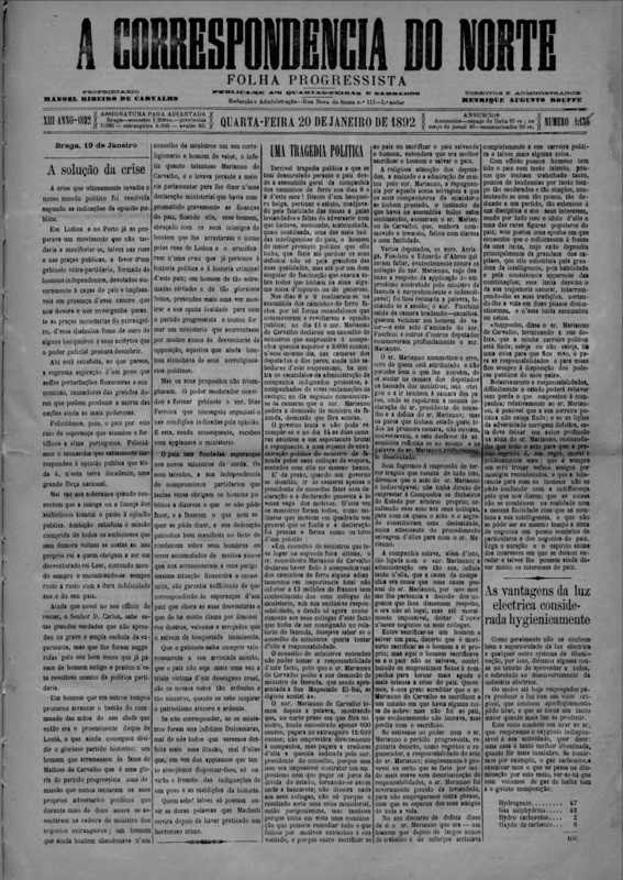 Correspndência do Norte (A)