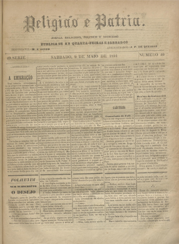 Religião e Pátria