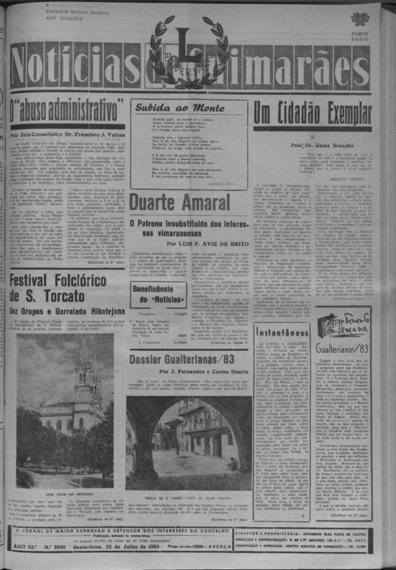 Notícias de Guimarães