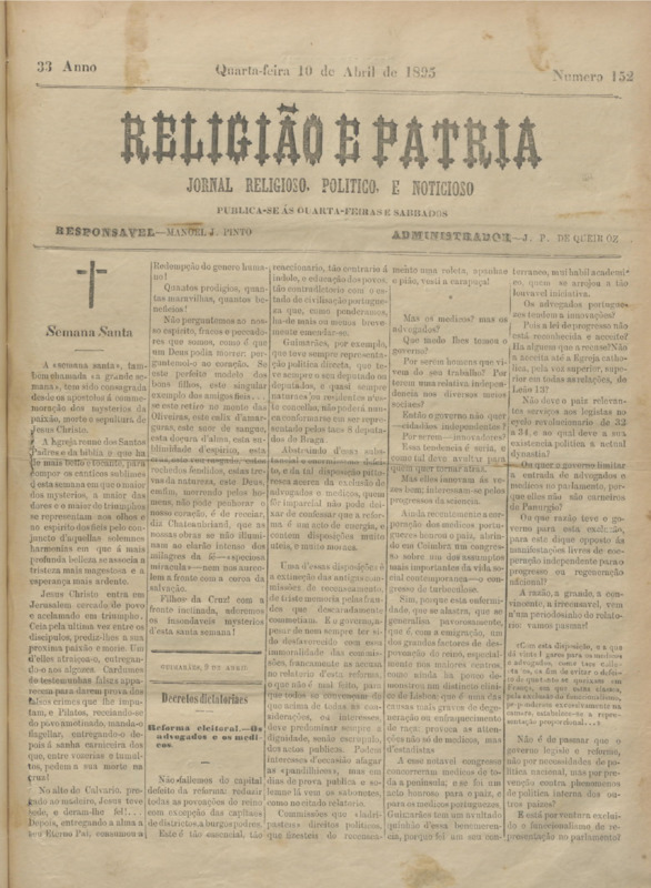Religião e Pátria