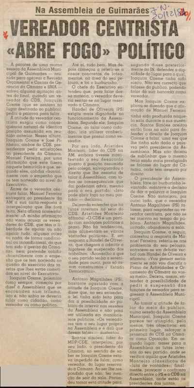 Jornal de Notícias -20/12/1984