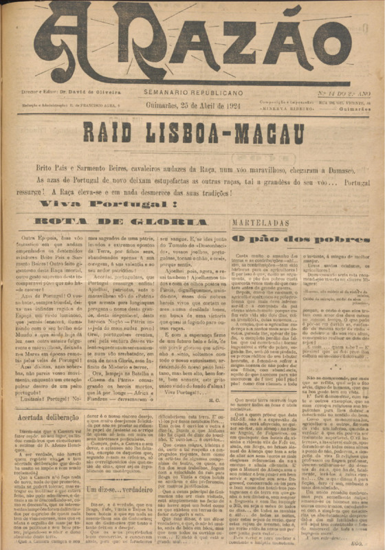 Razão (A)