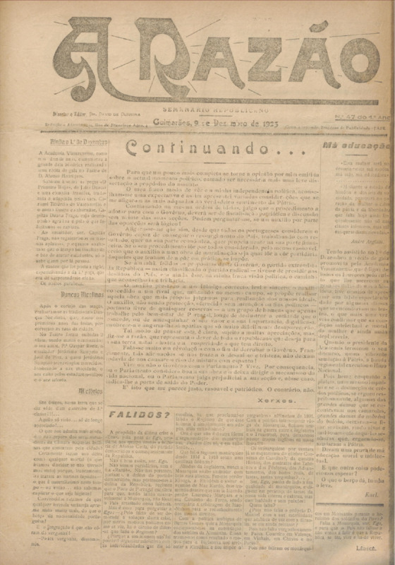 Razão (A)
