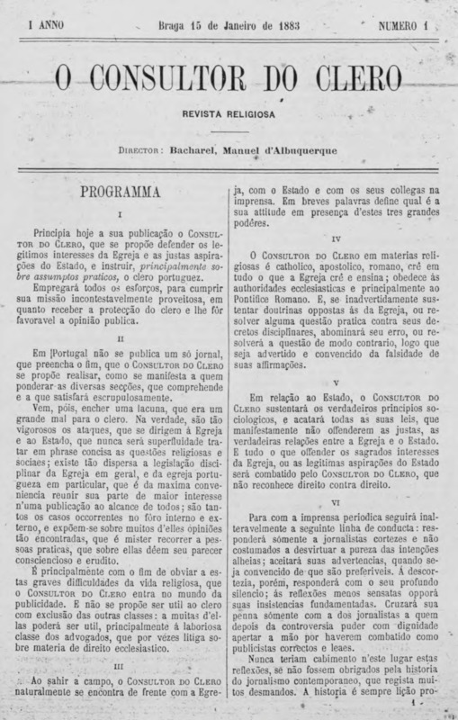 Consultor do Clero (O)