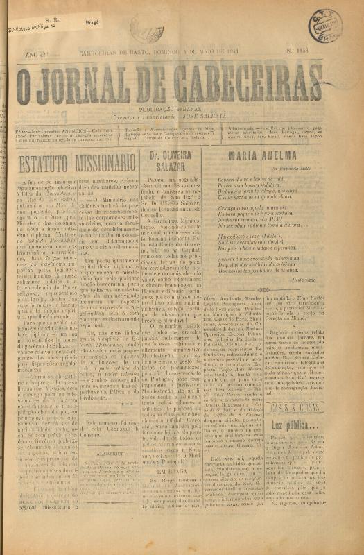 Jornal de Cabeceiras (O)