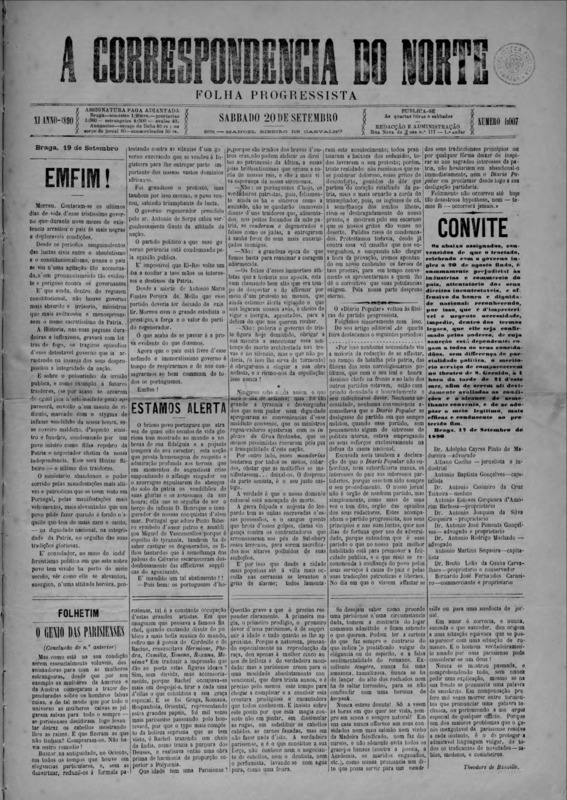 Correspndência do Norte (A)