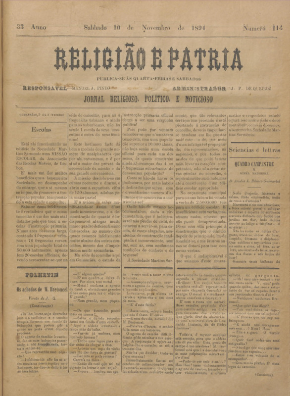 Religião e Pátria
