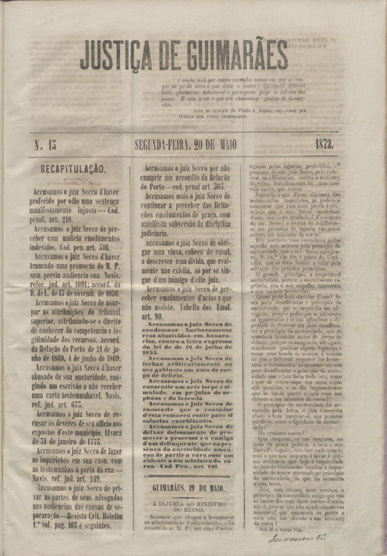 Justiça de Guimarães