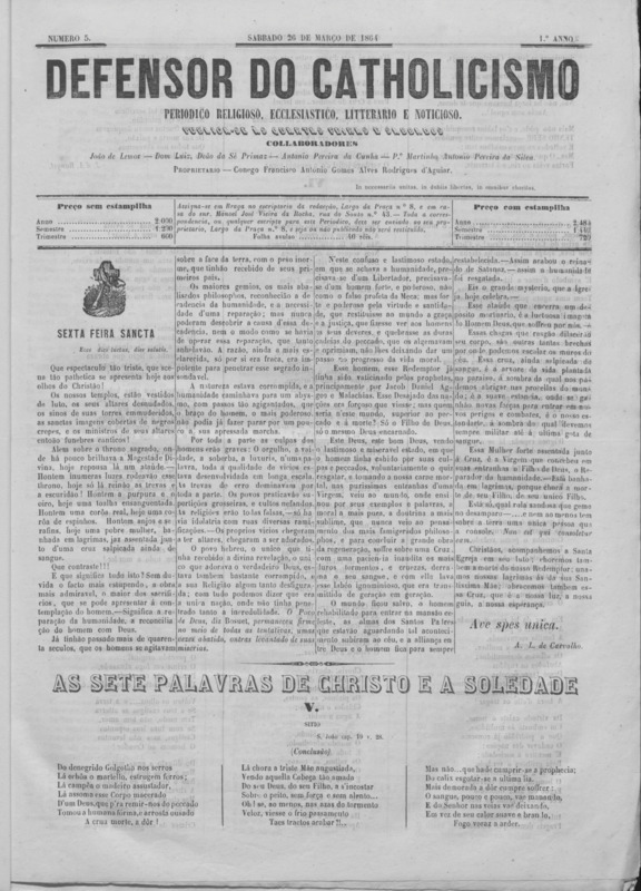 Defensor do Catholicismo (O)