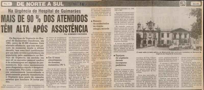 Jornal de Notícias -16/07/1984