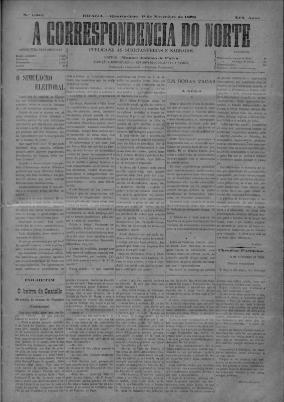 Correspndência do Norte (A)
