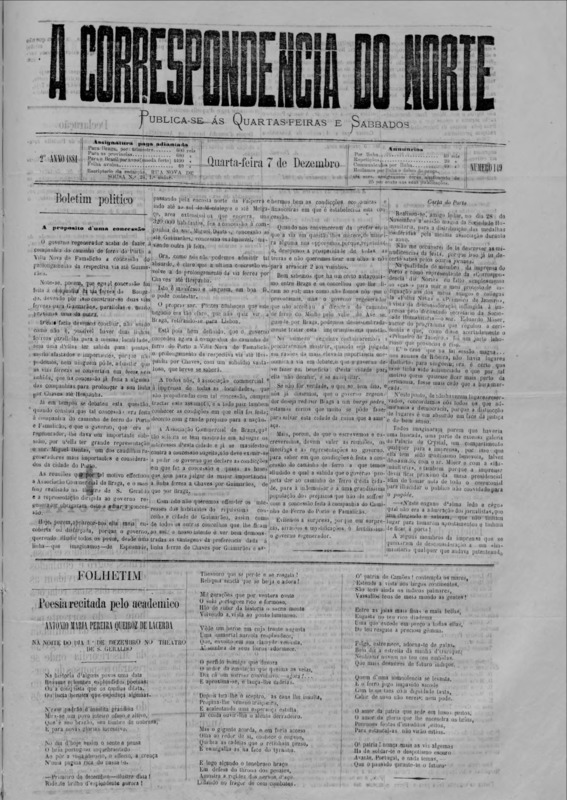 Correspndência do Norte (A)
