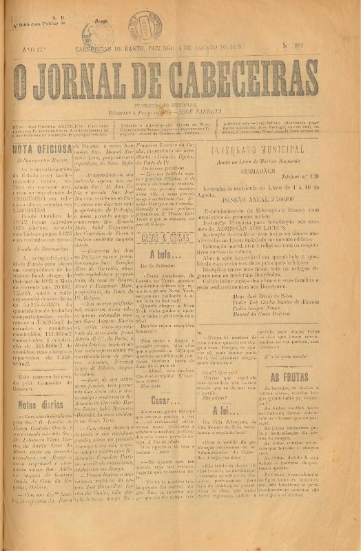 Jornal de Cabeceiras (O)
