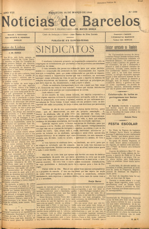 Notícias de Barcelos