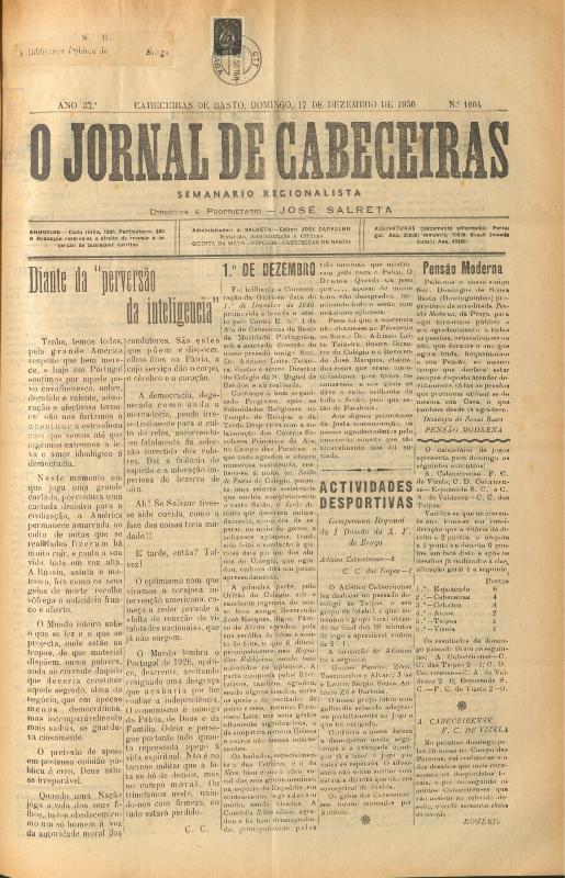 Jornal de Cabeceiras (O)