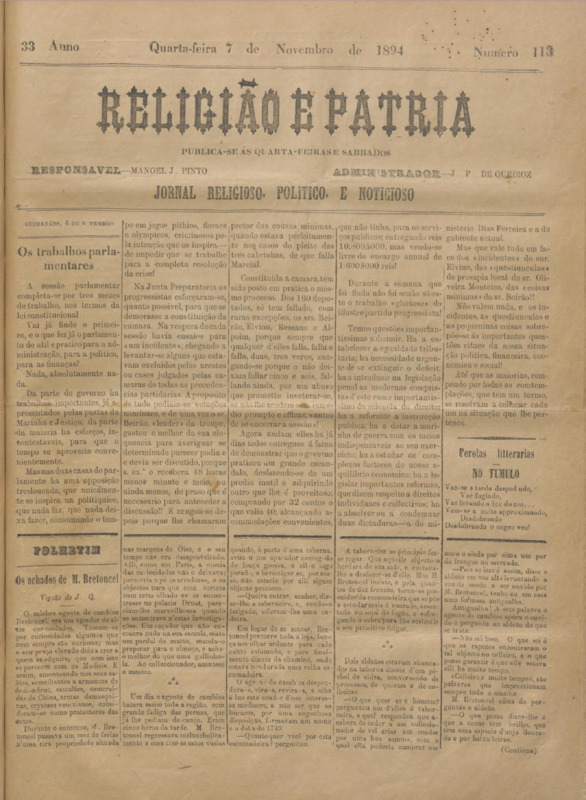 Religião e Pátria