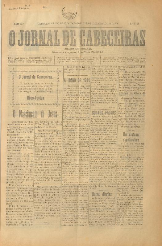Jornal de Cabeceiras (O)