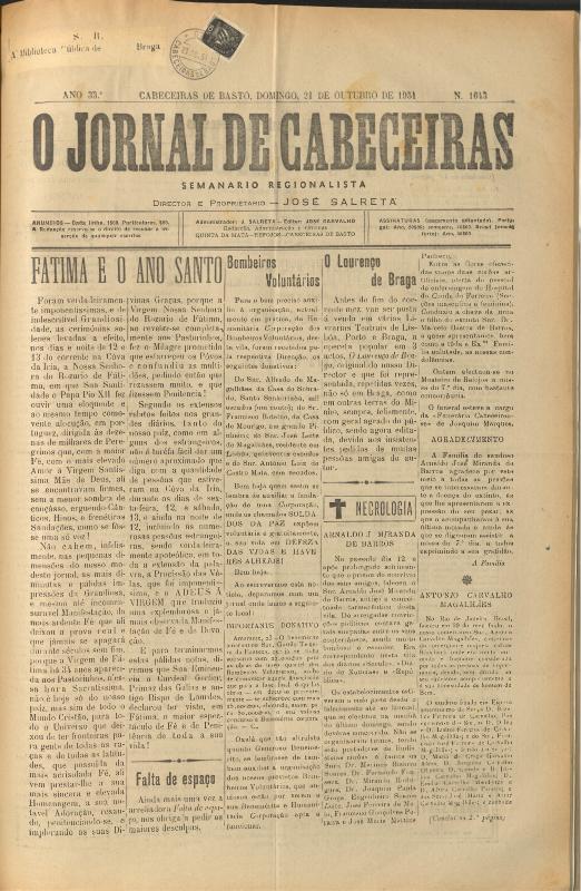 Jornal de Cabeceiras (O)