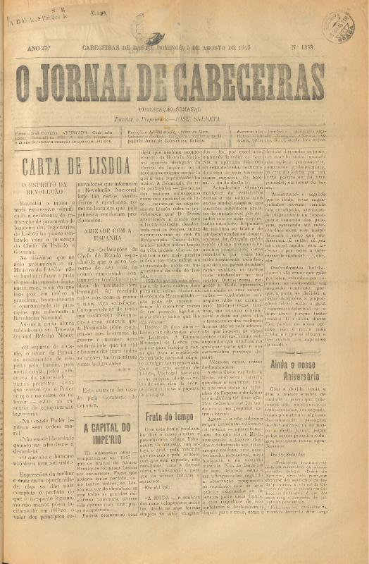 Jornal de Cabeceiras (O)