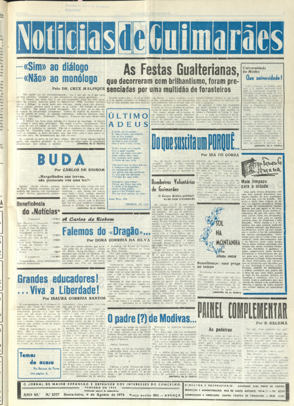 Notícias de Guimarães