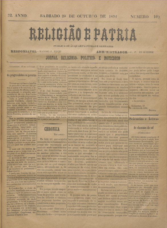 Religião e Pátria