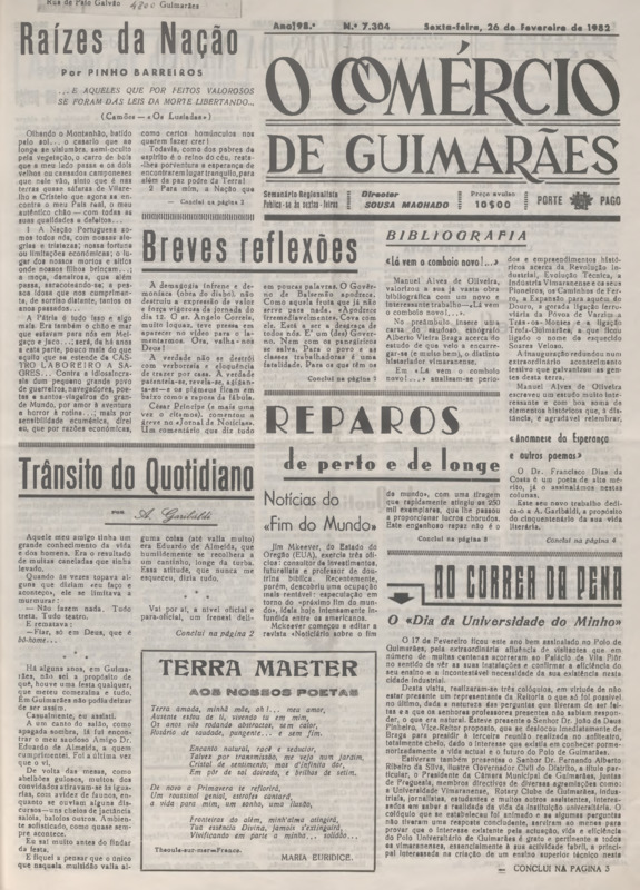 Comércio de Guimarães (O)