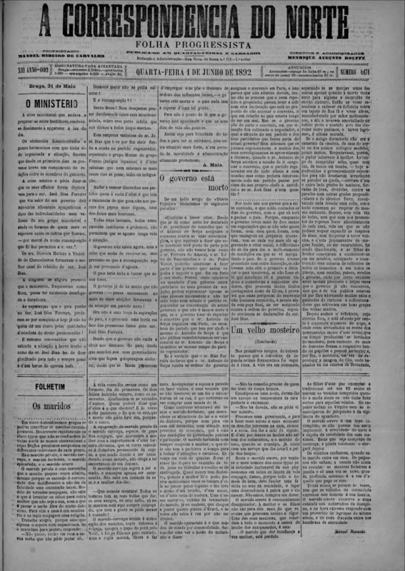 Correspndência do Norte (A)