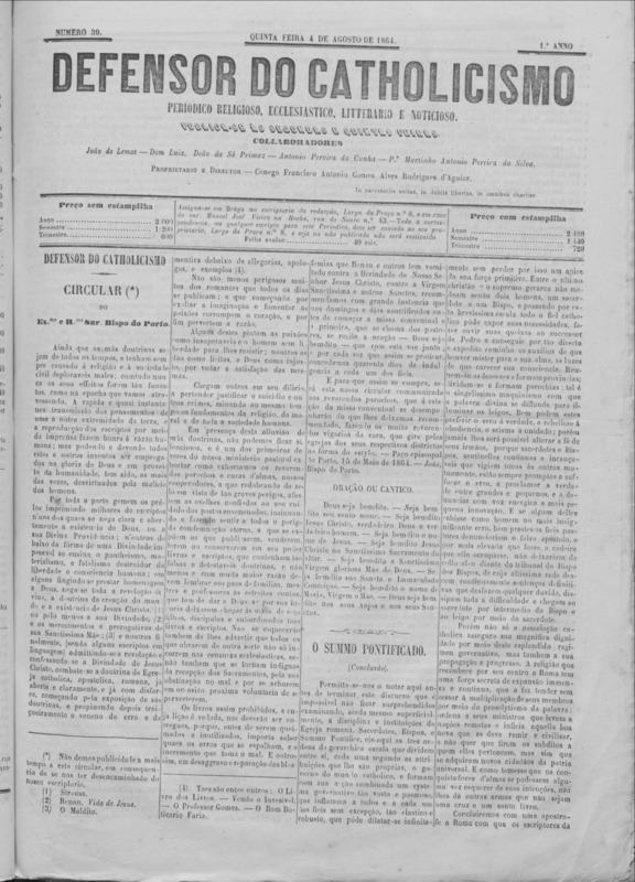 Defensor do Catholicismo (O)