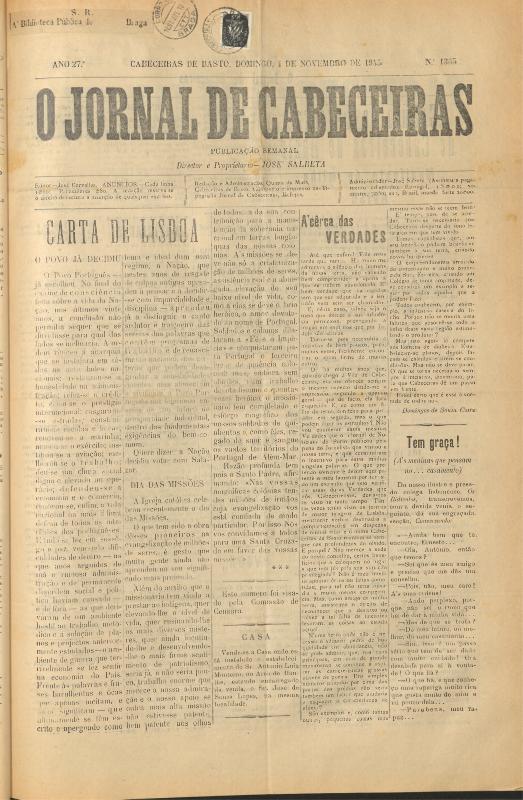 Jornal de Cabeceiras (O)