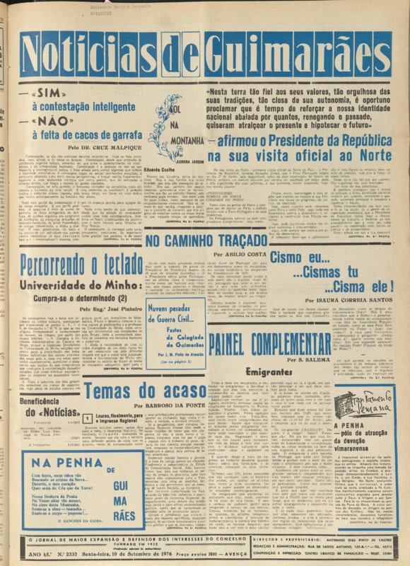 Notícias de Guimarães