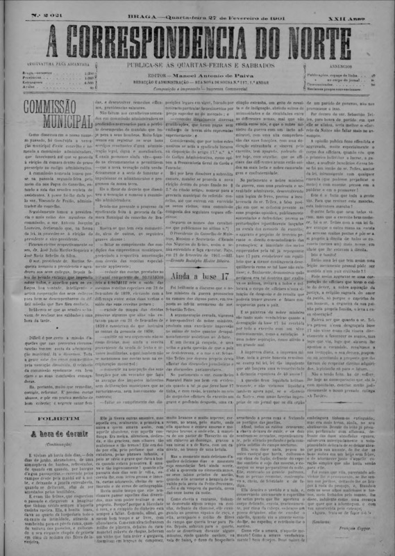 Correspndência do Norte (A)