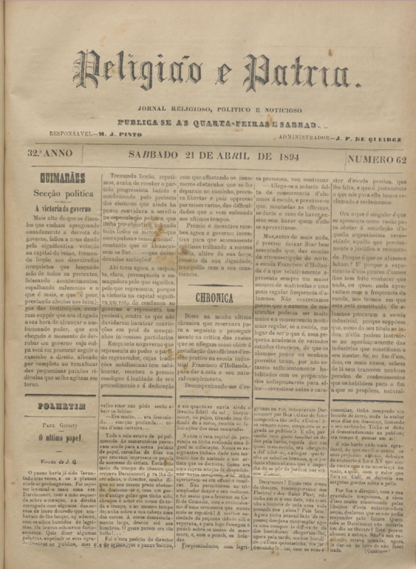 Religião e Pátria