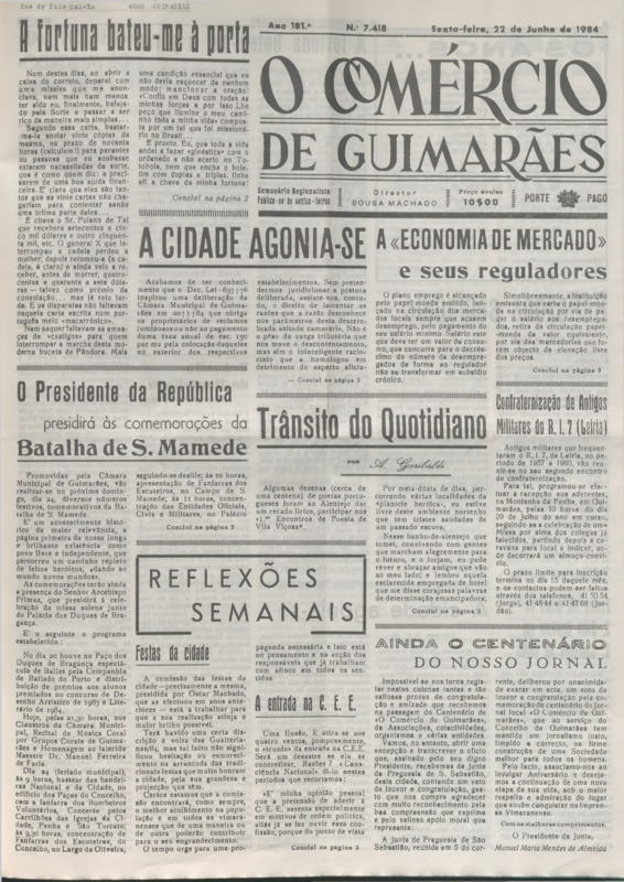Comércio de Guimarães (O)