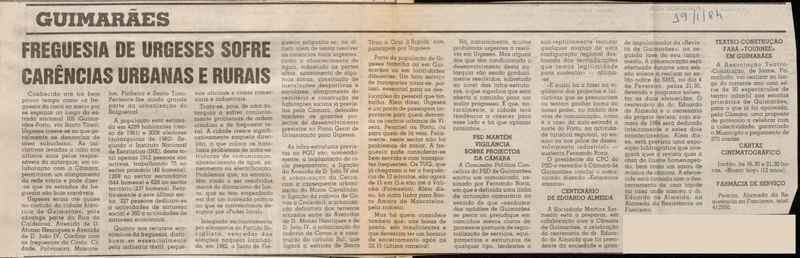 Jornal de Notícias -19/01/1984