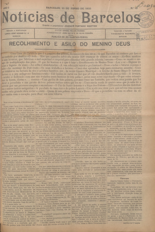Notícias de Barcelos