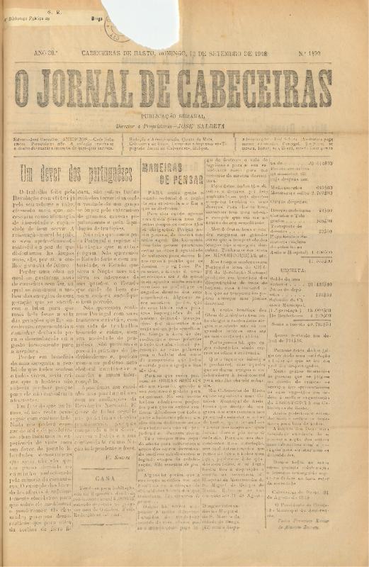 Jornal de Cabeceiras (O)