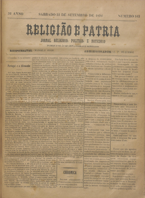 Religião e Pátria