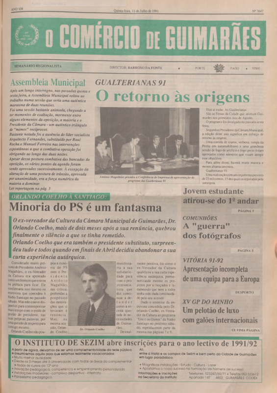 Comércio de Guimarães (O)