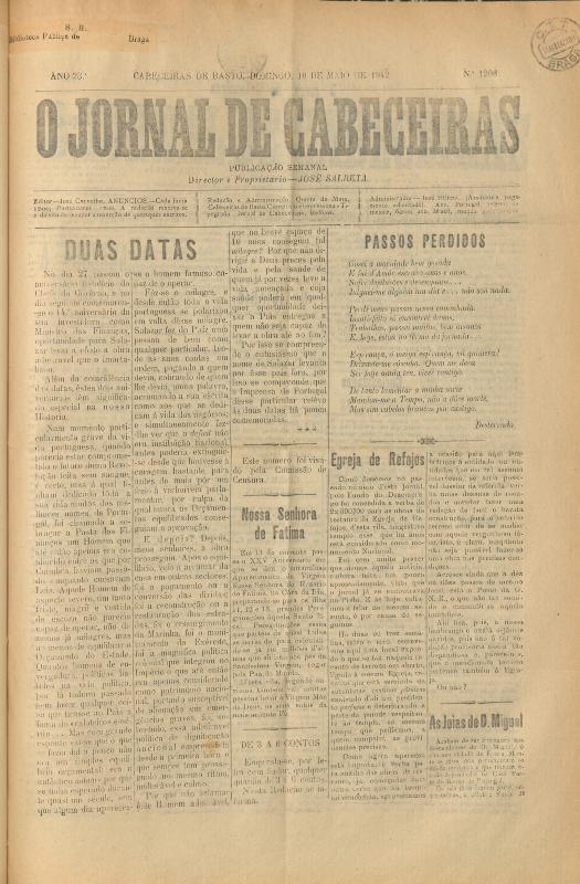 Jornal de Cabeceiras (O)