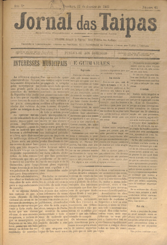 Jornal das Taipas