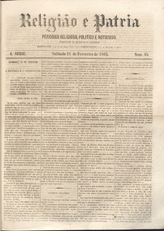 Religião e Pátria