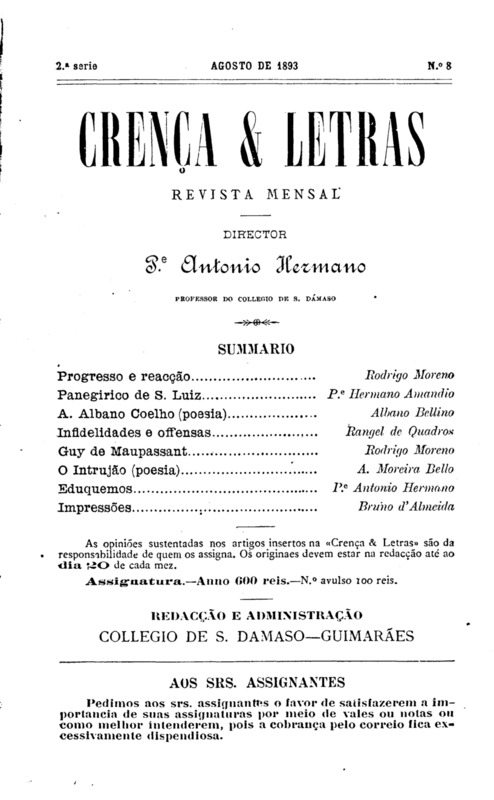 Crença e Letras