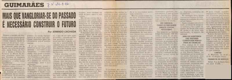 Jornal de Notícias -24/08/1984