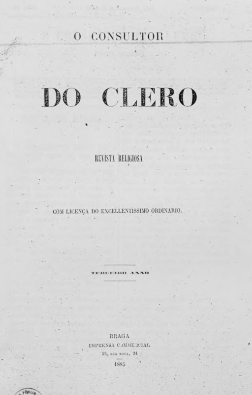 Consultor do Clero (O)