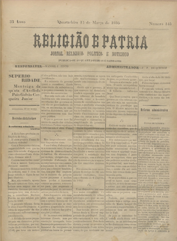 Religião e Pátria
